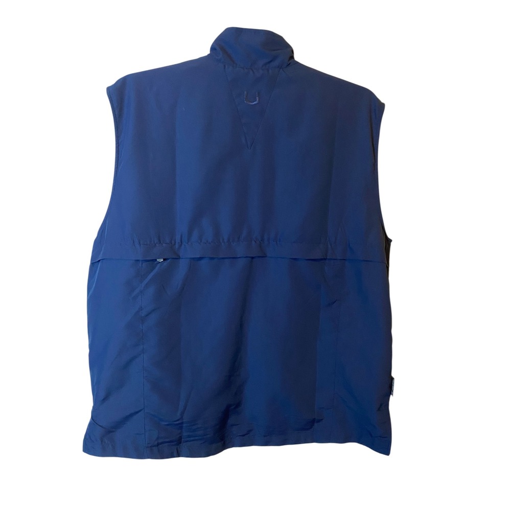 SCOTTEVEST Mens RFID Travel Vest XL Navy Blue Multi-Pocket Utility TEC Vest - Picture 2 of 10